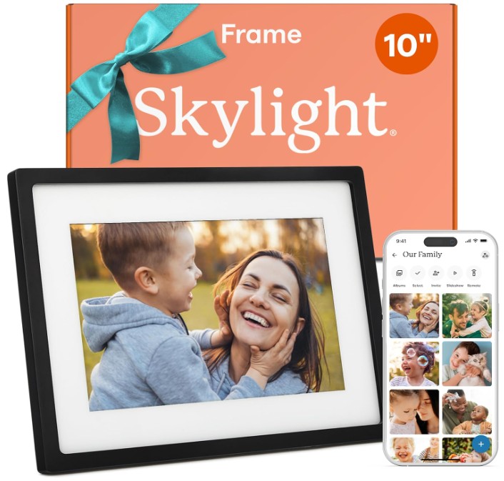 Skylight Digital Photo Frame (10") — Mother's Day gift idea on Amazon